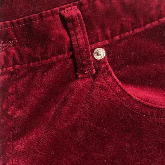 Red Velvet Pants - Picture 6 of 8